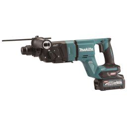 Makita Narzędzia - Akumulatorowy młot udarowo-obrotowy 40V, 2x akumulator 4,0 Ah Li-ion XGT, ładowarka HR007GM201