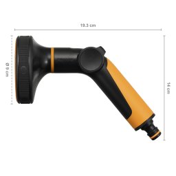 Fiskars Comfort 1065485 pistolet zraszający multi Thumb Control do ogrodu