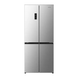 Gorenje NRM819E61X No Frost Plus 190cm Szuflada z regulacją wilgotności MultiFlow Srebrny