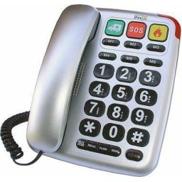 DARTEL TELEFON LJ300 stacjonarny srebrny