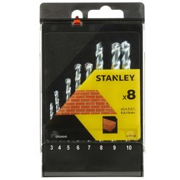 Stanley Akcesoria - 8-częściowy zestaw wierteł do muru STA56040-QZ