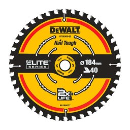 DeWALT Akcesoria - Tarcza pilarska 184x16 mm, 40 zębów DT10303
