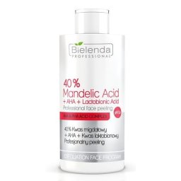 Bielenda Professional Exfoliaton Face Program 40% Mandelic Acid + AHA + Lactobionic Acid Peeling z kwasami 150g
