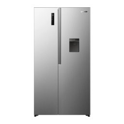 Gorenje G400 SBS NRS917E41XWD No Frost Plus Komora świeżości 178,6cm Dystrybutor wody MultiFlow Szary