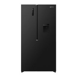 Gorenje G400 SBS NRS917E41BXWD No Frost Plus 178,6cm MultiFlow SuperCool Komora świeżości Czarny