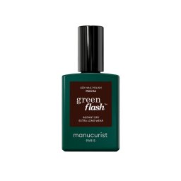 Manucurist Green Flash Led Gel Nail Lacquer lakier do paznokci Mocha 15ml