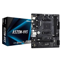 ASRock Płyta główna A520M-HVS AM4 2DDR4 HDMI/VGA M.2 mATX