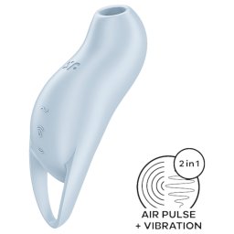 Satisfyer Pocket Pro 1 - stymulator łechtaczki z falami powietrznymi (niebieski)
