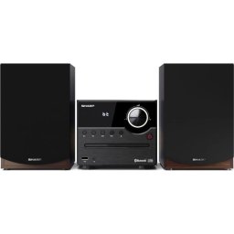 Sharp XL-B512 BR 15W Bluetooth Radio FM Czarno-brązowy