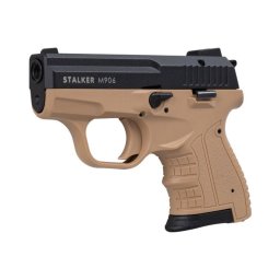 Pistolet hukowy alarmowo sygnałowy STALKER M906 BAS FDE TAN kal. .22 Long Blank do 6 mm