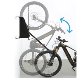 Obrotowy uchwyt na rowery elektryczne UpBike do łatwego podnoszenia, zabudowane boki