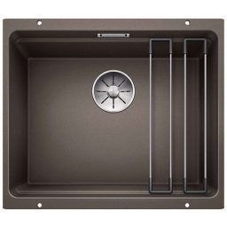 Blanco Etagon 500 - Zlew silgranitowy 53x46 cm z prowadnicami, kawa 522236