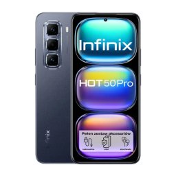 Infinix Hot 50 Pro 8/256GB Funkcje AI 6.78" 120Hz 50Mpix Czarny