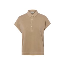 Marc O'Polo Damska koszulka polo Kobiety Bawełna brązowy, XXL