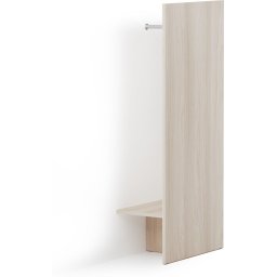 B2B Partner Ekran szatniowy BLOCK, 800 x 440 x 1854 mm, dąb naturalny