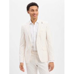 Finshley & Harding London kurtka modułowa Mężczyźni Slim Fit beżowy, 46