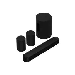 Sonos Beam Gen2 4.1 Wi-Fi AirPlay Dolby Atmos + Głośniki Sonos Era 100 + Subwoofer Sonos Sub Mini Czarny