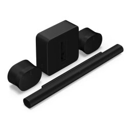 Sonos ARC Ultra Wi-Fi Bluetooth AirPlay Dolby Atmos + Głośniki Sonos Era 300 + Subwoofer Sonos SUB Gen4 Czarny
