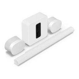 Sonos ARC Ultra Wi-Fi Bluetooth AirPlay Dolby Atmos + Głośniki Sonos Era 300 + Subwoofer Sonos SUB Gen4 Biały