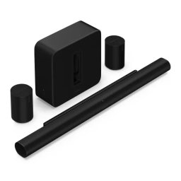 Sonos ARC Ultra Wi-Fi Bluetooth AirPlay Dolby Atmos + Głośniki Sonos Era 100 + Subwoofer Sonos SUB Gen4 Czarny