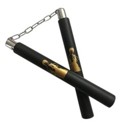 Nunchaku treningowe piankowe BRUCE LEE łańcuszek na łożysku