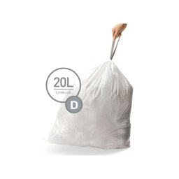 Simplehuman - Worki na śmieci 20 l, typ D, 20 szt CW0163