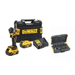 DeWALT - Klucz udarowy 18 V AKU, z akcesoriami, 2x akumulator 5,0 Ah Li-Ion, ładowarka DCF922P2TA
