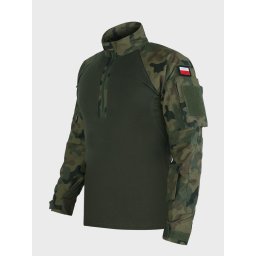 Bluza wojskowa Combat Shirt WZ 93 PL Woodland Dominator + flagi