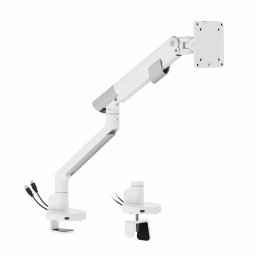 ART Uchwyt biurkowy gazowy do 1 monitora LED/LCD 17-35" L-29GD 2-11kg 2xUSB 3.0 Premium White
