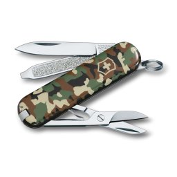 VICTORINOX - Mały scyzoryk, 7 funkcji, kolor kamuflaż 0.6223.94