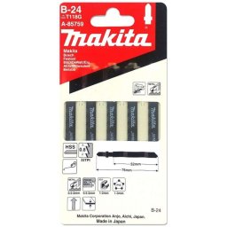 Makita Akcesoria - Zestaw brzeszczotów 32 TPI, długość 76 mm, 5 szt. A-85759