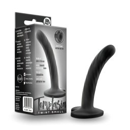 Temptasia Twist Small - dildo z przyssawką - skręcany - czarny