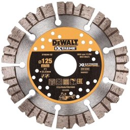 DeWALT Akcesoria - Diamentowa tarcza tnąca do twardych materiałów 125x22,2 mm DT90294