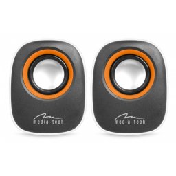 Media-Tech Głośniki IBO MT3137W Stereo/Jack 3,5/USB/RMS 6W