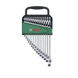Bosch Narzędzia - 15-częściowy zestaw kluczy płasko-oczkowych 1600A02Z9E