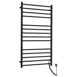 Sapho Redondo - Grzejnik 63x116 cm, 130 W, matowa czerń ER230BV
