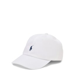 Polo Ralph Lauren Damska czapka z daszkiem Kobiety Bawełna biały, ONE SIZE