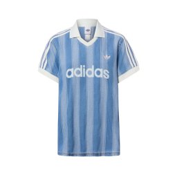 adidas Originals dżinsowa koszulka polo Kobiety Bawełna niebieski, S
