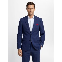 Finshley & Harding London kurtka modułowa Mężczyźni Slim Fit niebieski, 25