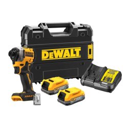 DeWALT Narzędzia - AKUMULATOR 18V Klucz udarowy, 2 akumulatory 1,7 Ah POWERSTACK DCF850E2T