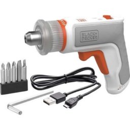 BLACK+DECKER - AKU wkrętak 3,6V, kabel USB BCRTA01-XJ