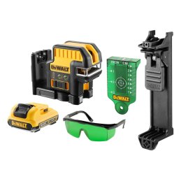 DeWALT Narzędzia - Akumulatorowy laser krzyżowy 10,8 V, zasięg 50 m, 1x akumulator 2,0 Ah XR, ładowarka DCE0825D1G