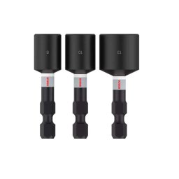 Bosch Akcesoria - 3-częściowy zestaw nasadek 2608521U64