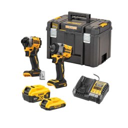DeWALT - 6-częściowy zestaw kluczy udarowych AKU, akumulatorów i ładowarki DCF850NA