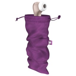 Satisfyer Treasure Bag L - dyskretna torba do przechowywania - średnia (fioletowa)