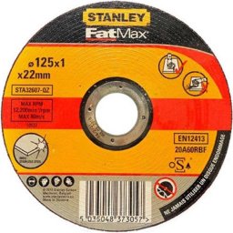 Stanley Akcesoria - Tarcza tnąca do stali nierdzewnej 125x22,2 mm STA32607-QZ