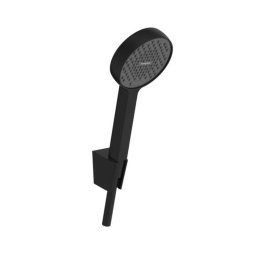 Hansgrohe Activera Select S - Zestaw słuchawki prysznicowej, uchwytu i węża, 2 strumienie, EcoSmart, czarny mat 28052670