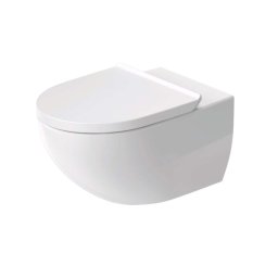 Duravit Architec - Toaleta wisząca z deską SoftClose, Rimless, DuraShield, biała 45726900A1