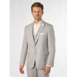 Finshley & Harding Męska kurtka modułowa - Steven Mężczyźni Modern Fit szary, 26