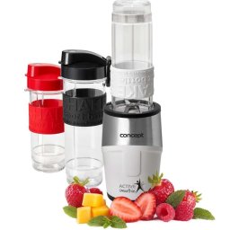 Concept - Blender do smoothie Active, z akcesoriami, biały sm3380